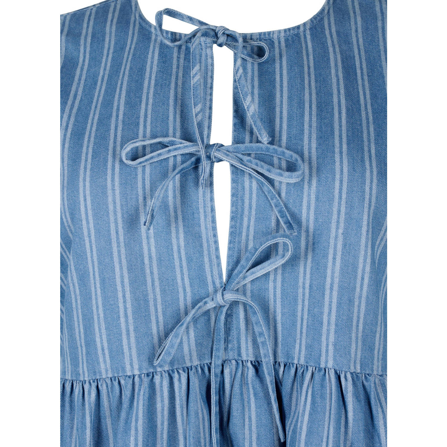 Zizzi top light blue denim