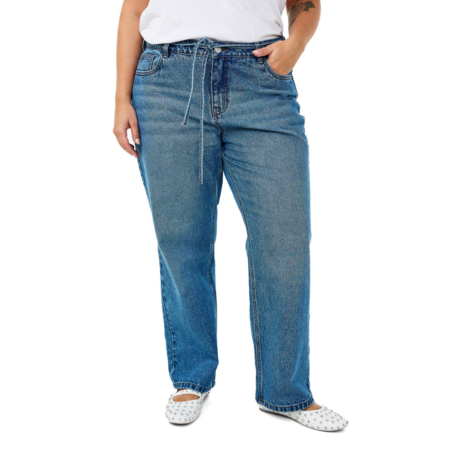 Zizzi regular waist medium blue denim