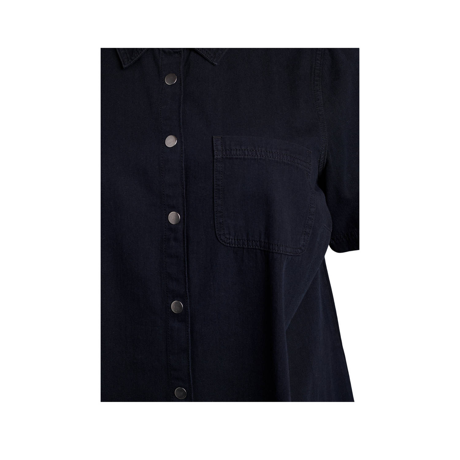 Zizzi denim jurk zwart