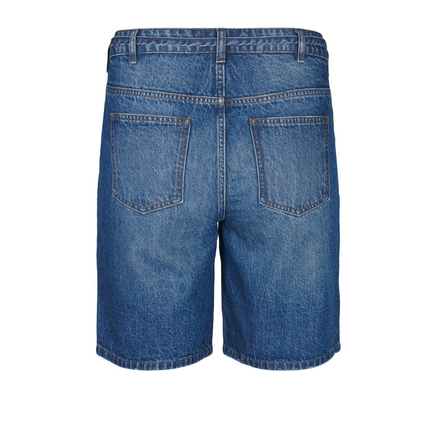 Zizzi regular waist denim short medium blue denim