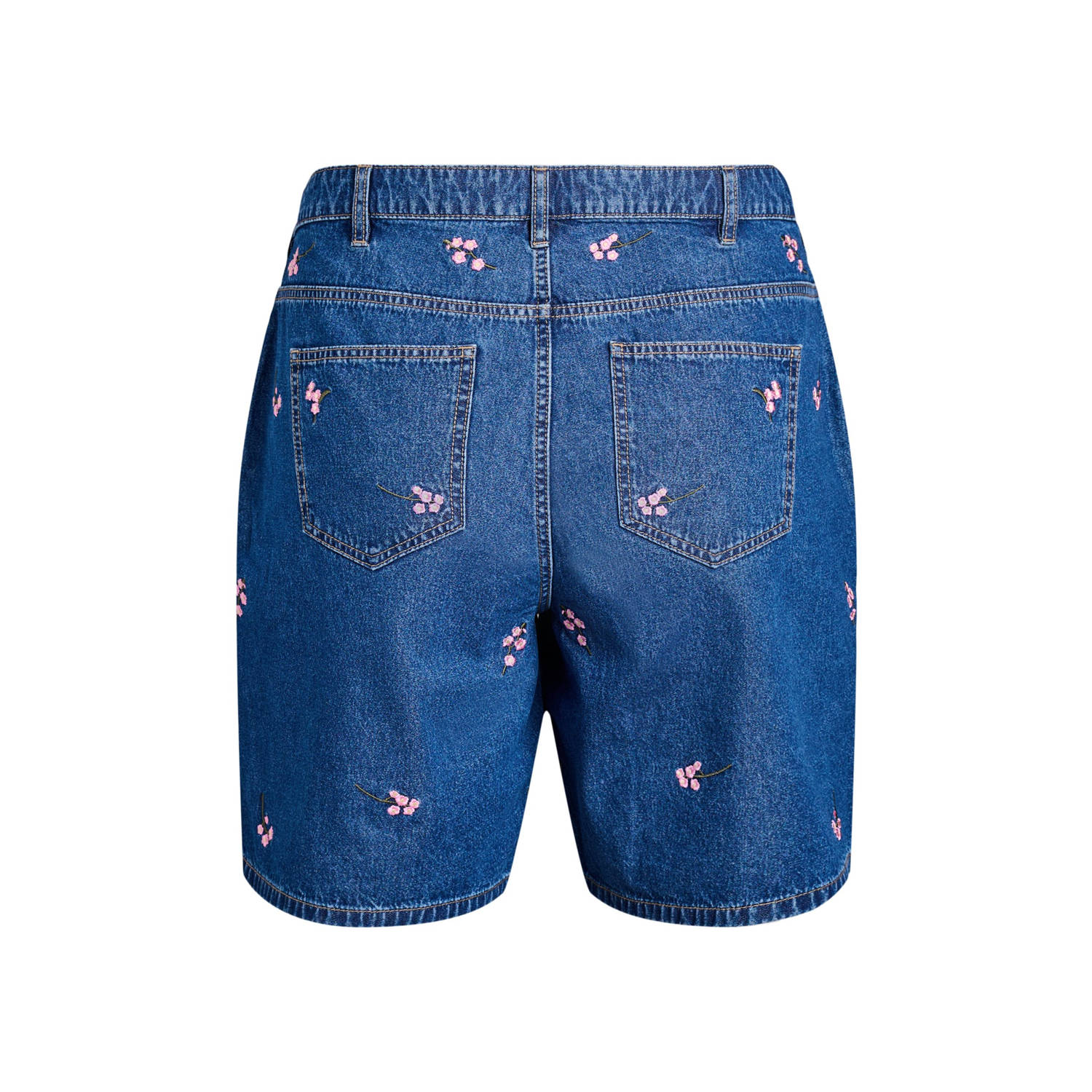 Zizzi straight high waist denim short