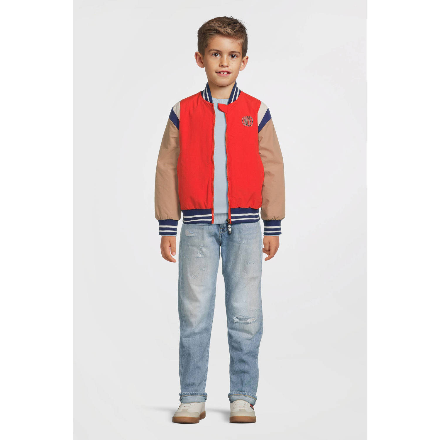 B.Nosy baseball jacket rood