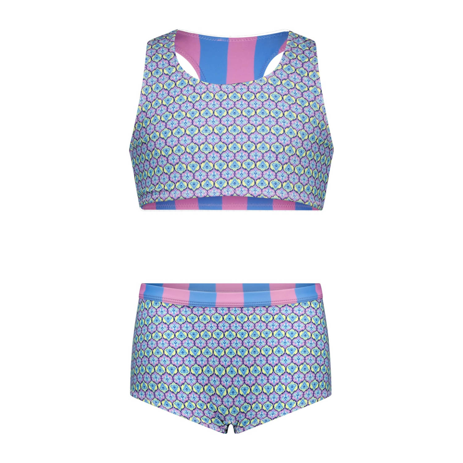 B.Nosy reversible bikini paars blauw
