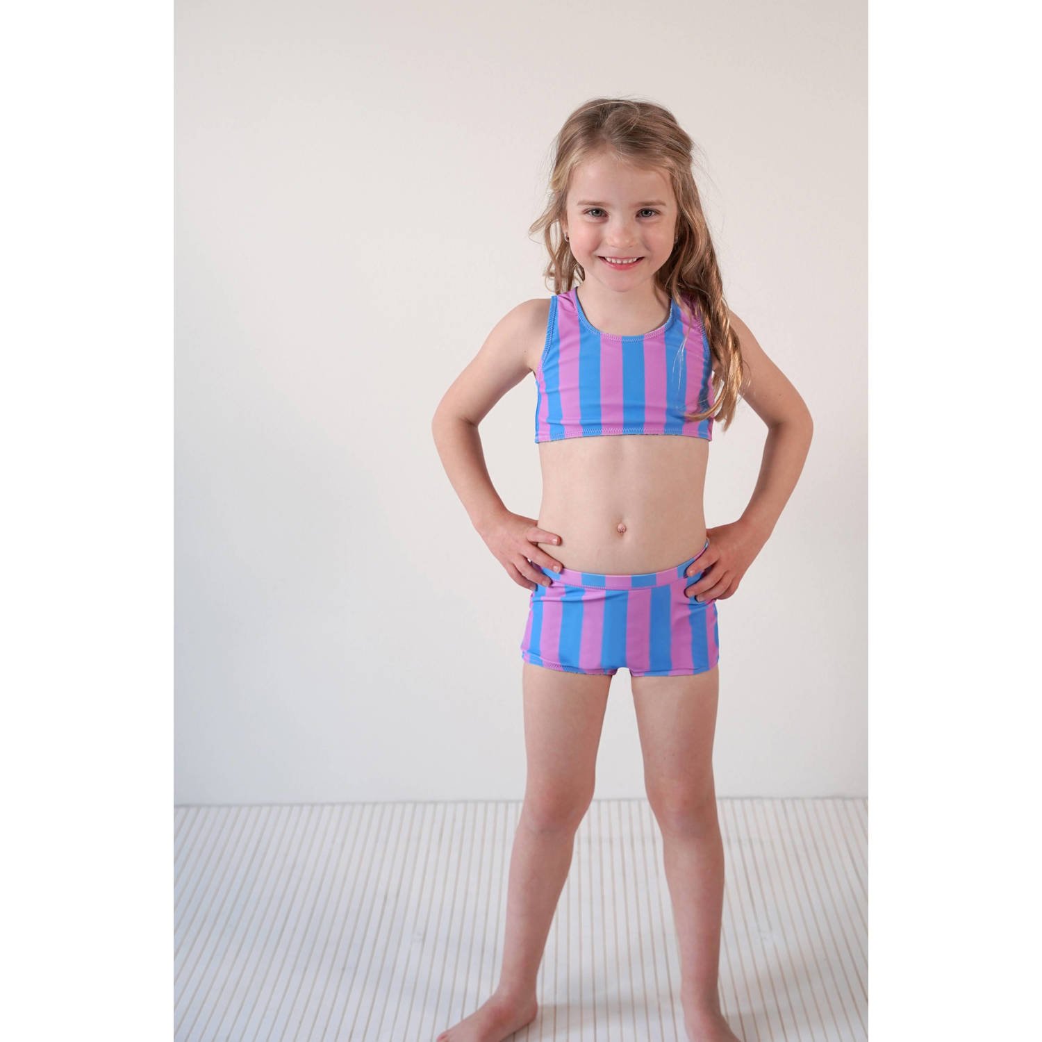 B.Nosy reversible bikini paars blauw
