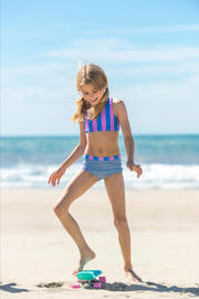 thumbnail: B.Nosy reversible bikini paars/blauw