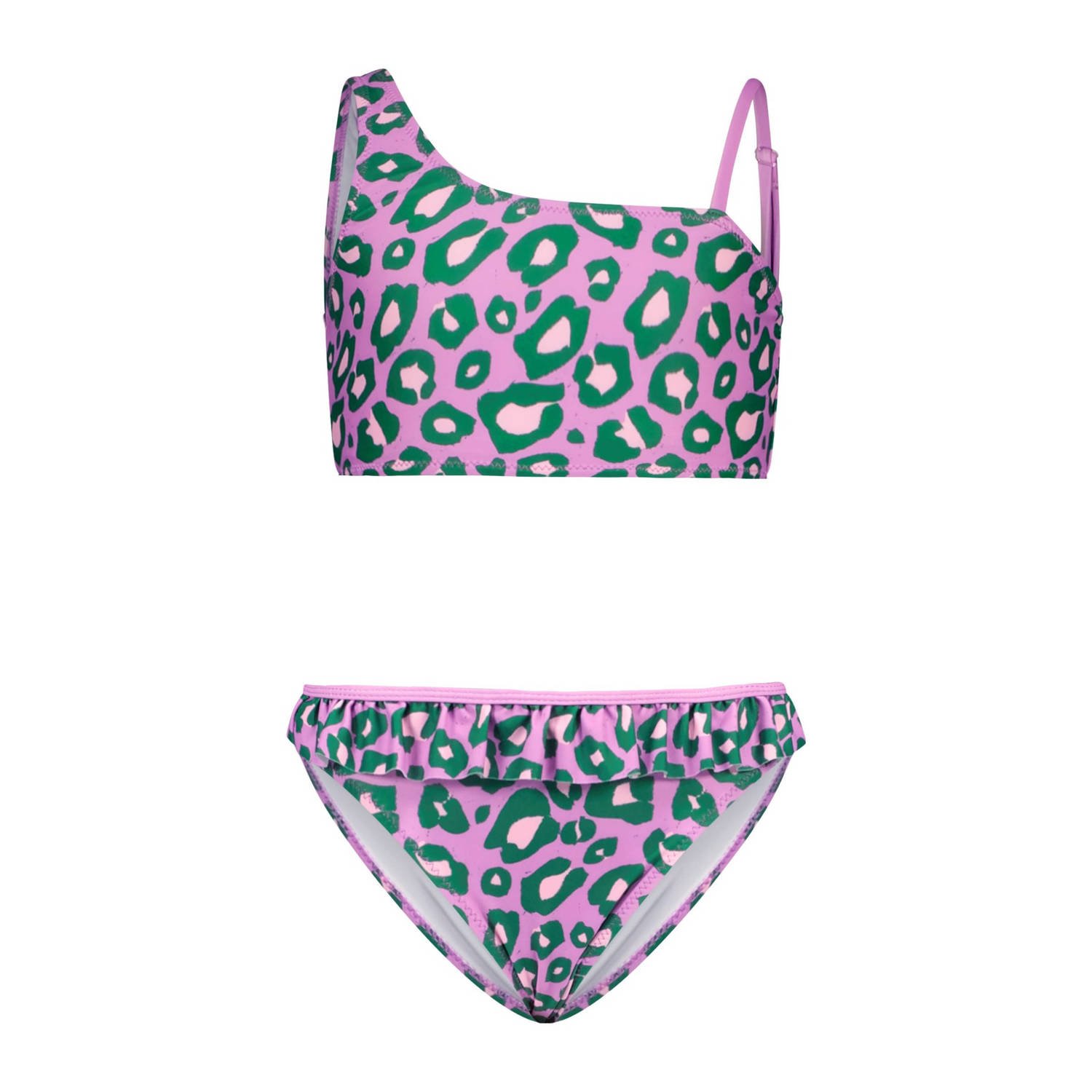 B.Nosy bikini met all over print lila groen