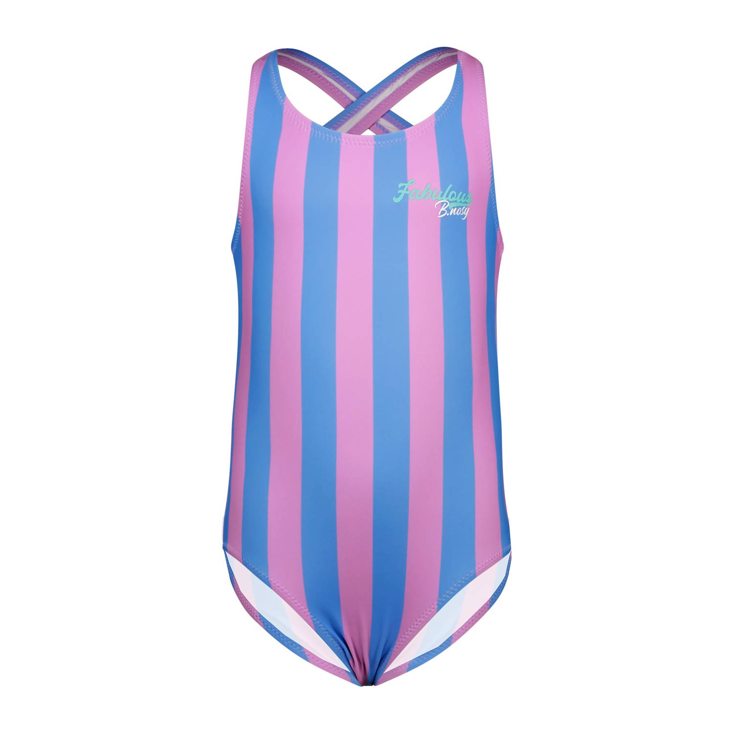 B.Nosy gestreepte badpak paars blauw