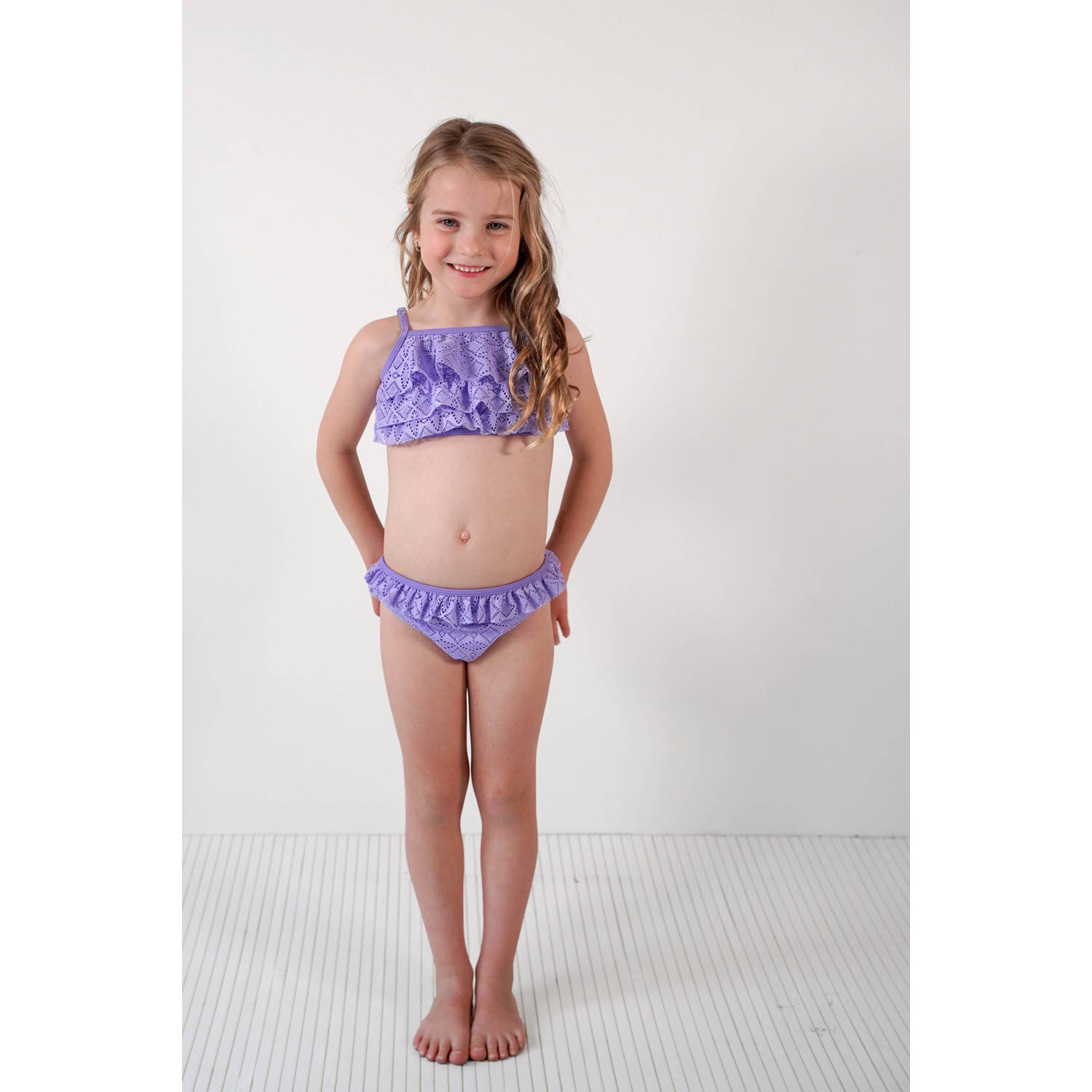 B.Nosy bikini met broderie lila