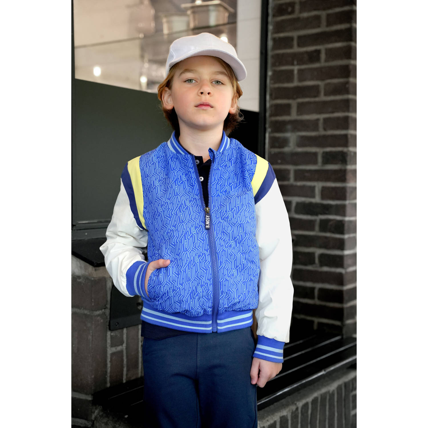 B.Nosy baseball jacket blauw