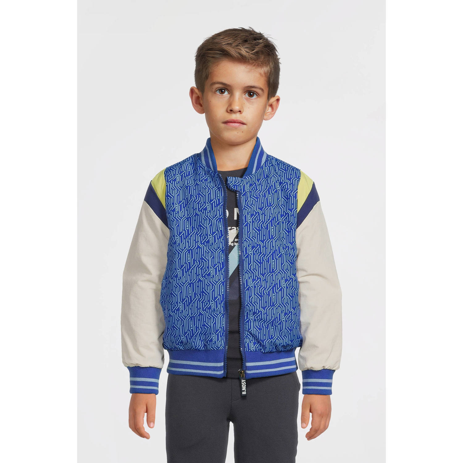 B.Nosy baseball jacket blauw