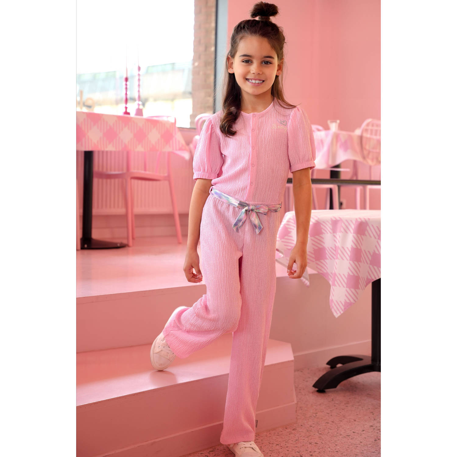 B.Nosy straight jumpsuit roze