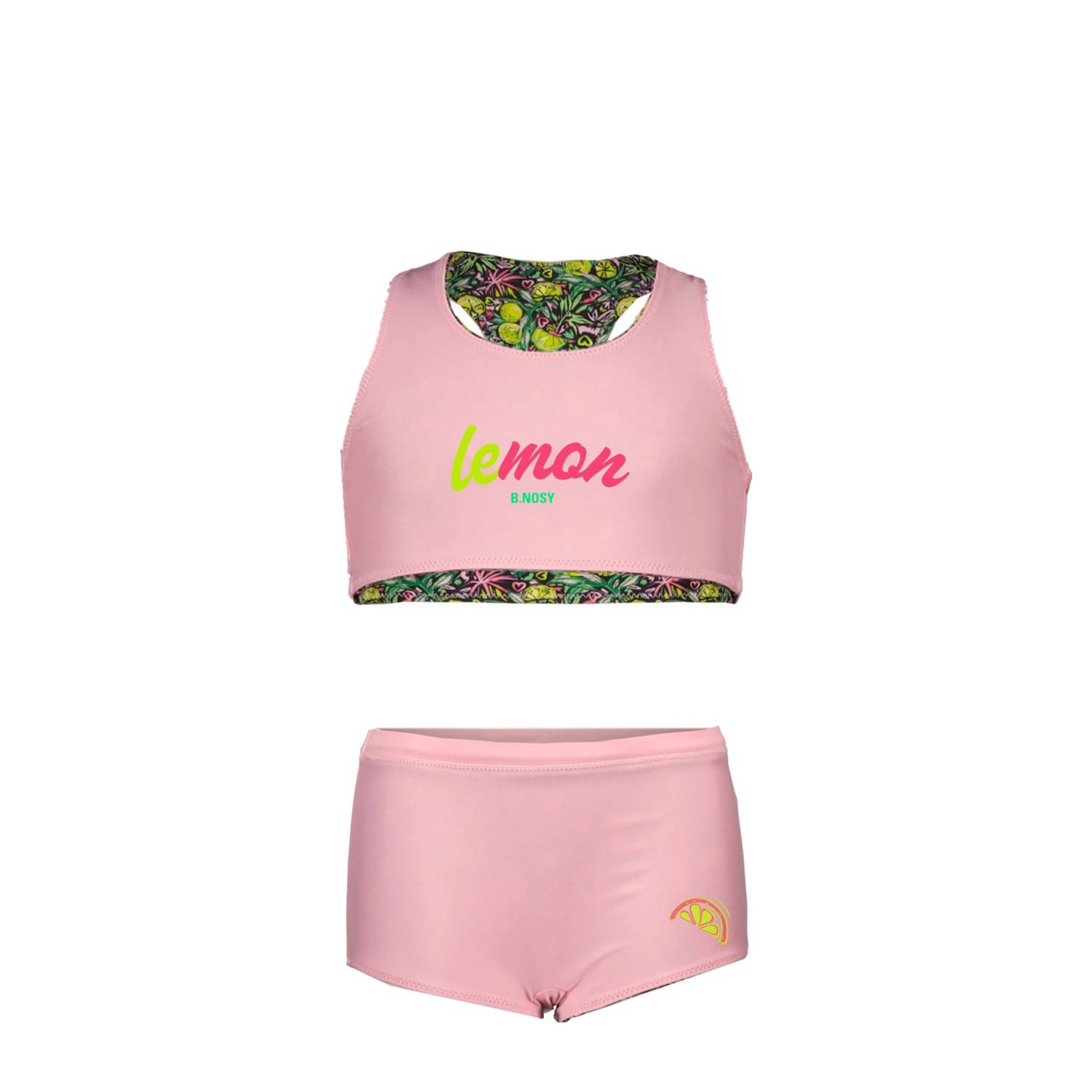 B.Nosy reversible bikini groen roze