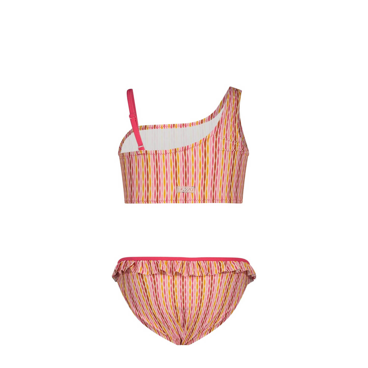 B.Nosy bikini met all over print roze oranje