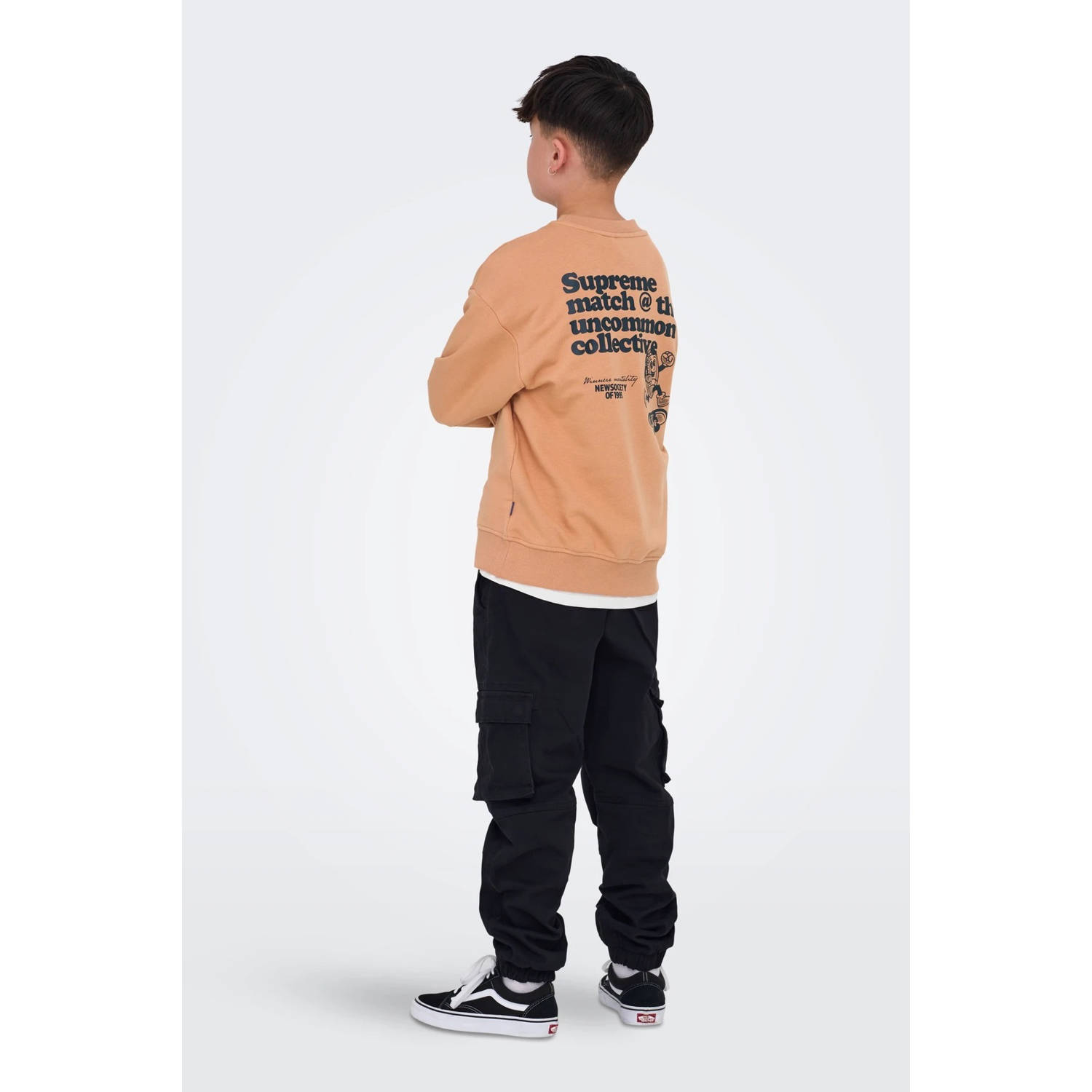ONLY & SONS JUNIOR sweater lichtbruin