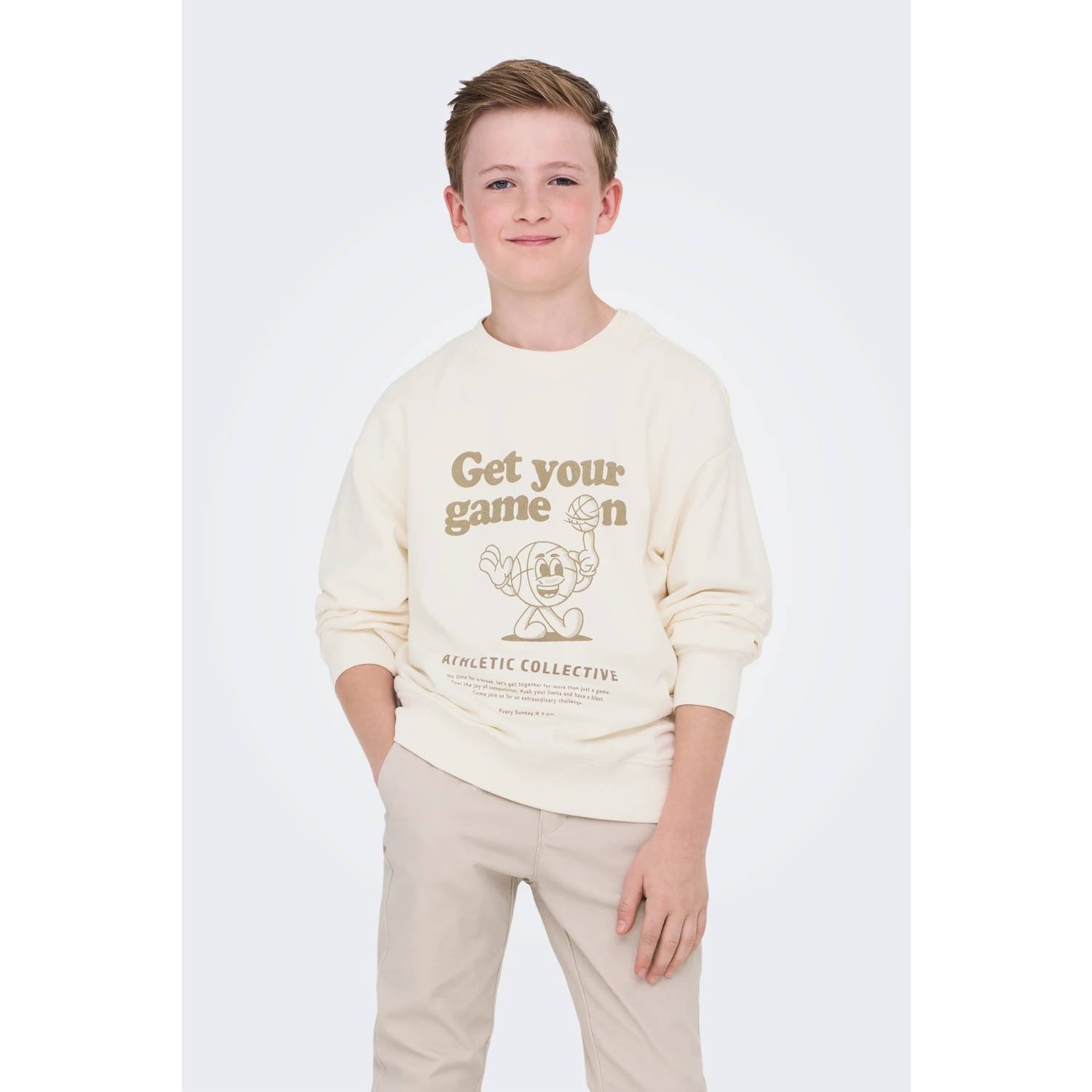ONLY & SONS JUNIOR sweater beige
