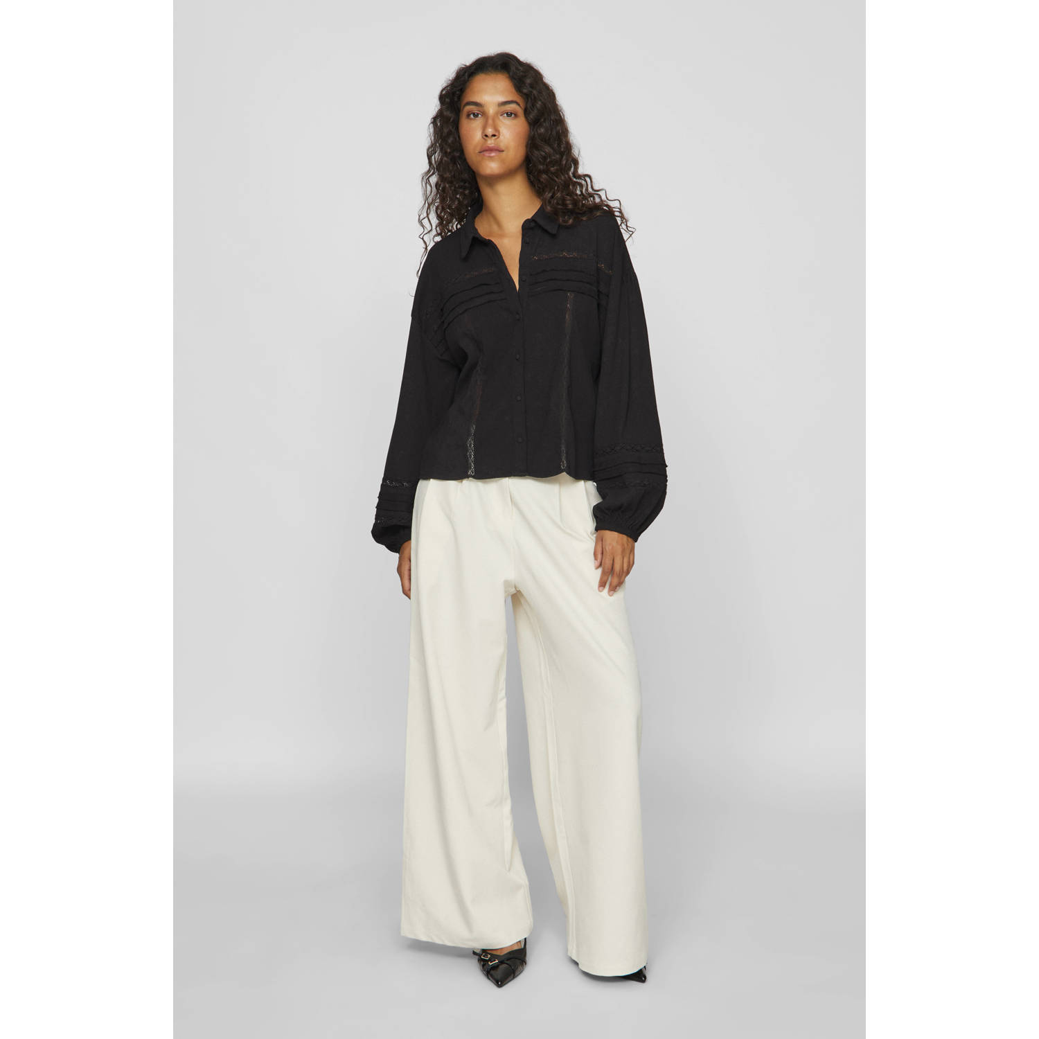 VILA blouse zwart