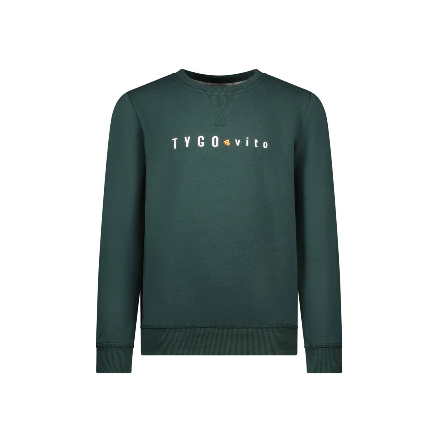 TYGO & vito sweater donkergroen
