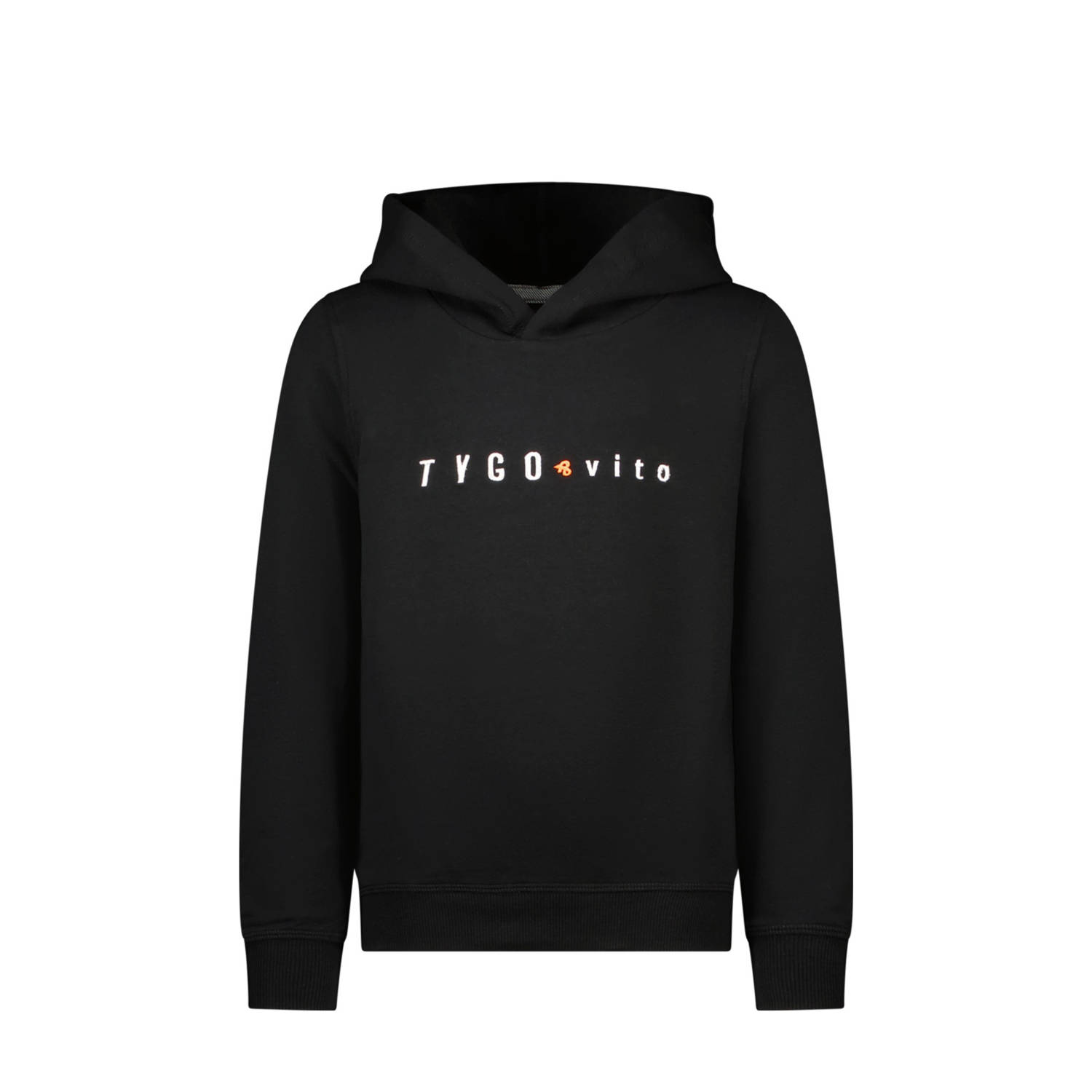 TYGO & vito hoodie zwart