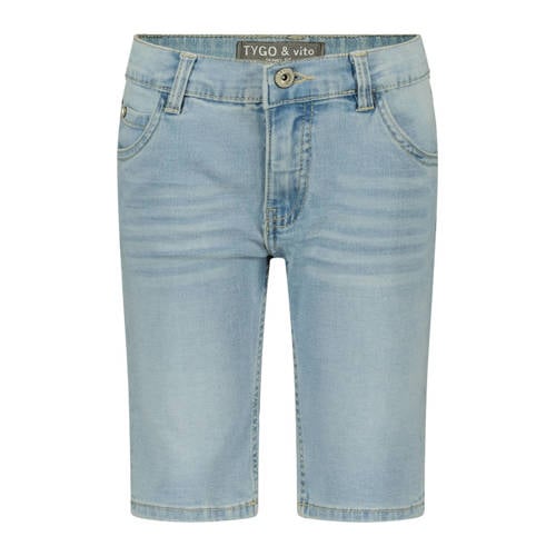 TYGO & vito regular denim short light blue denim afbeelding