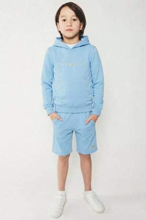 regular sweatshort lichtblauw
