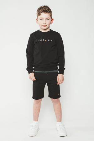 regular sweatshort zwart