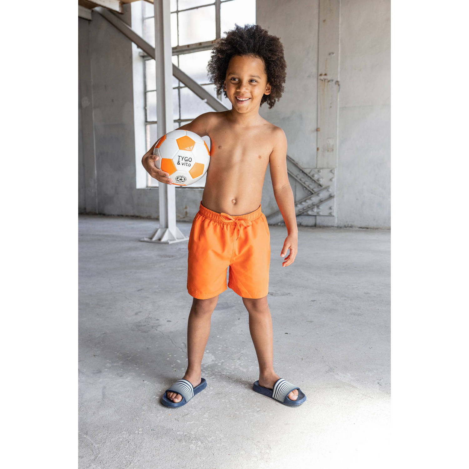 TYGO & vito zwemshort oranje