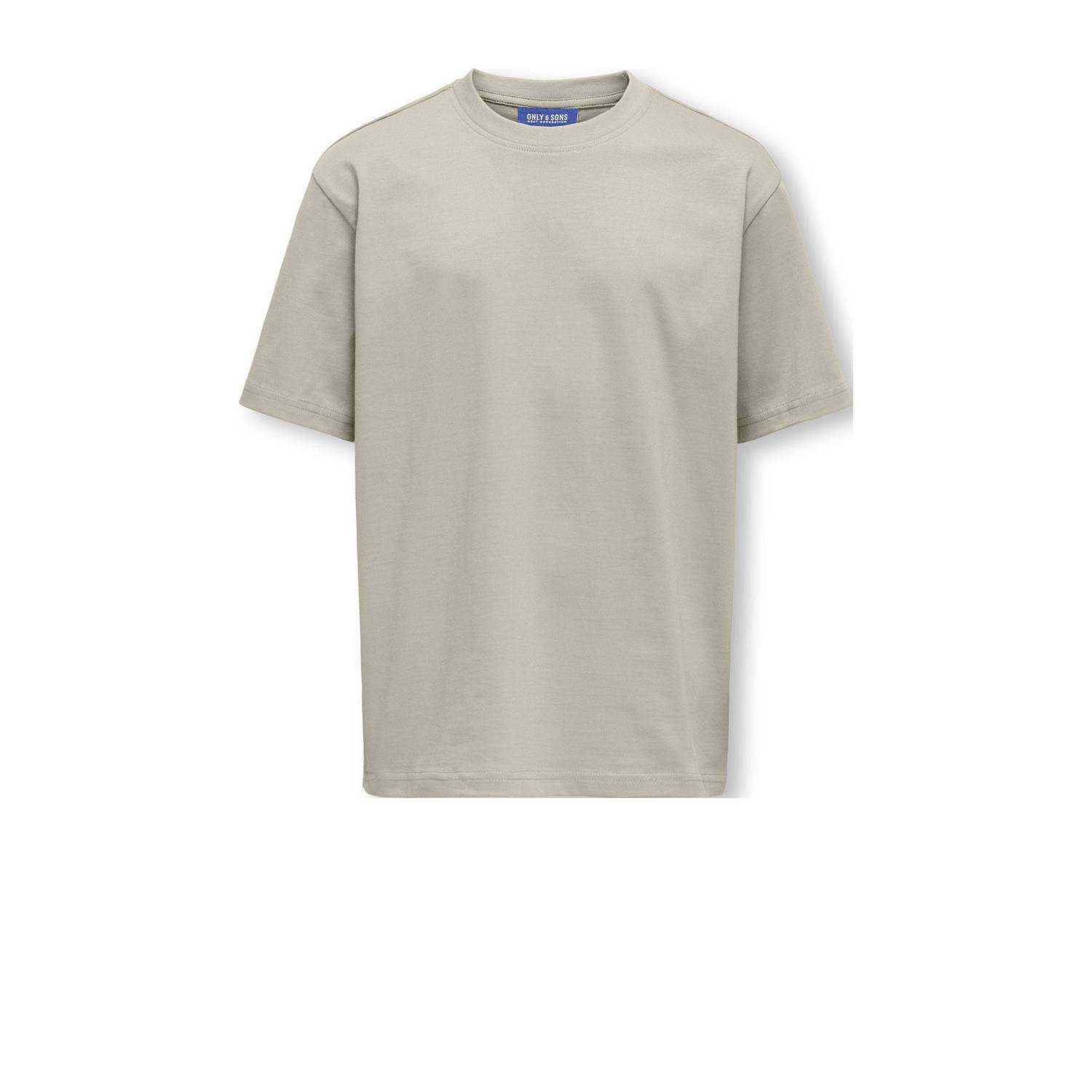 ONLY & SONS JUNIOR t-shirt grijs