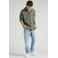 ONLY & SONS JUNIOR overshirt grijsgroen