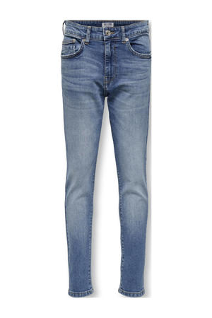 tapered jeans medium blue denim