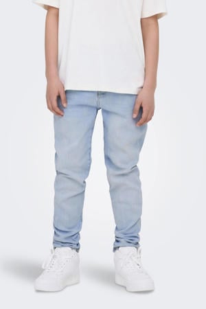 tapered jeans light blue denim