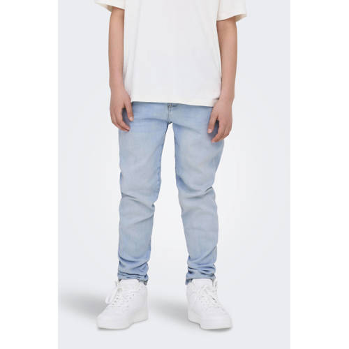 ONLY & SONS JUNIOR tapered jeans light blue denim afbeelding