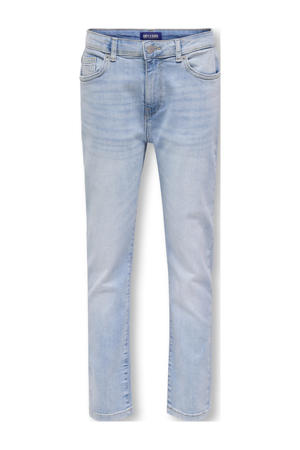 tapered jeans light blue denim