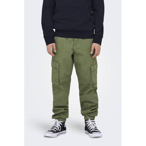ONLY & SONS JUNIOR cargo broek groen afbeelding