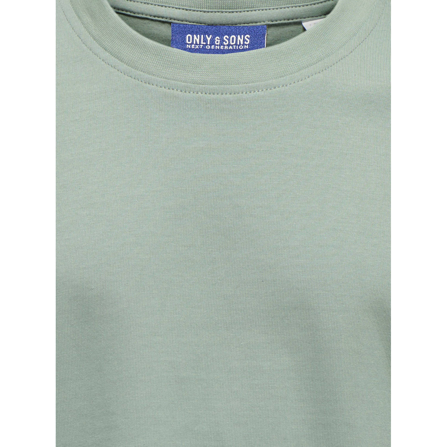 ONLY & SONS JUNIOR T-shirt groen