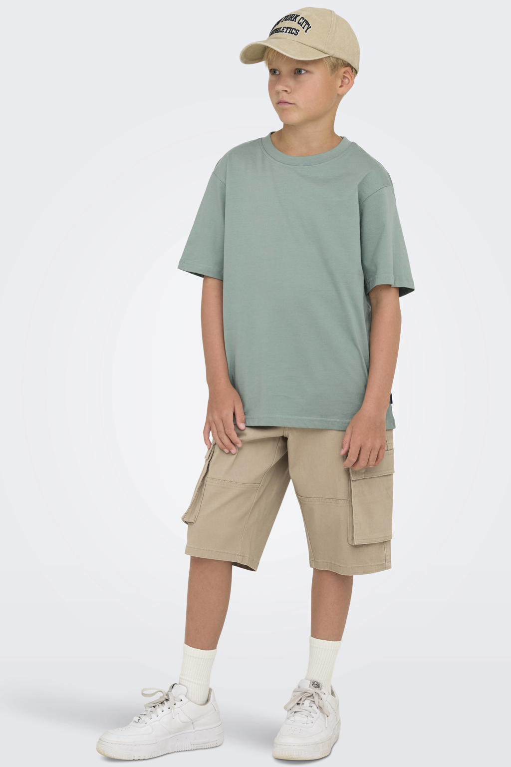 ONLY & SONS JUNIOR T-shirt groen