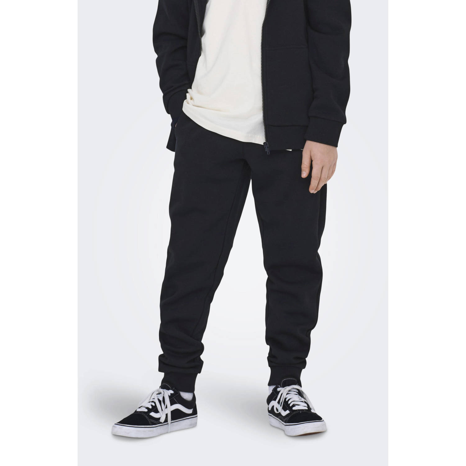 ONLY & SONS JUNIOR joggingbroek zwart