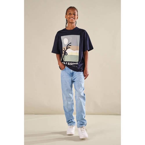 ONLY & SONS JUNIOR straight leg light blue denim afbeelding