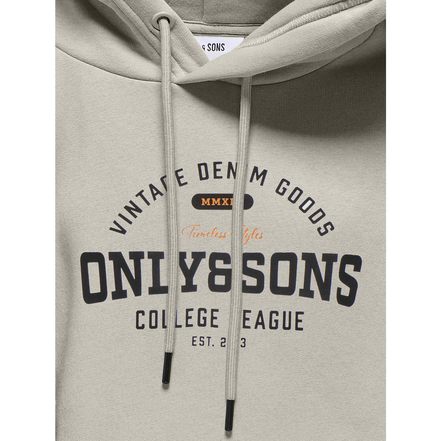 ONLY & SONS JUNIOR hoodie beige