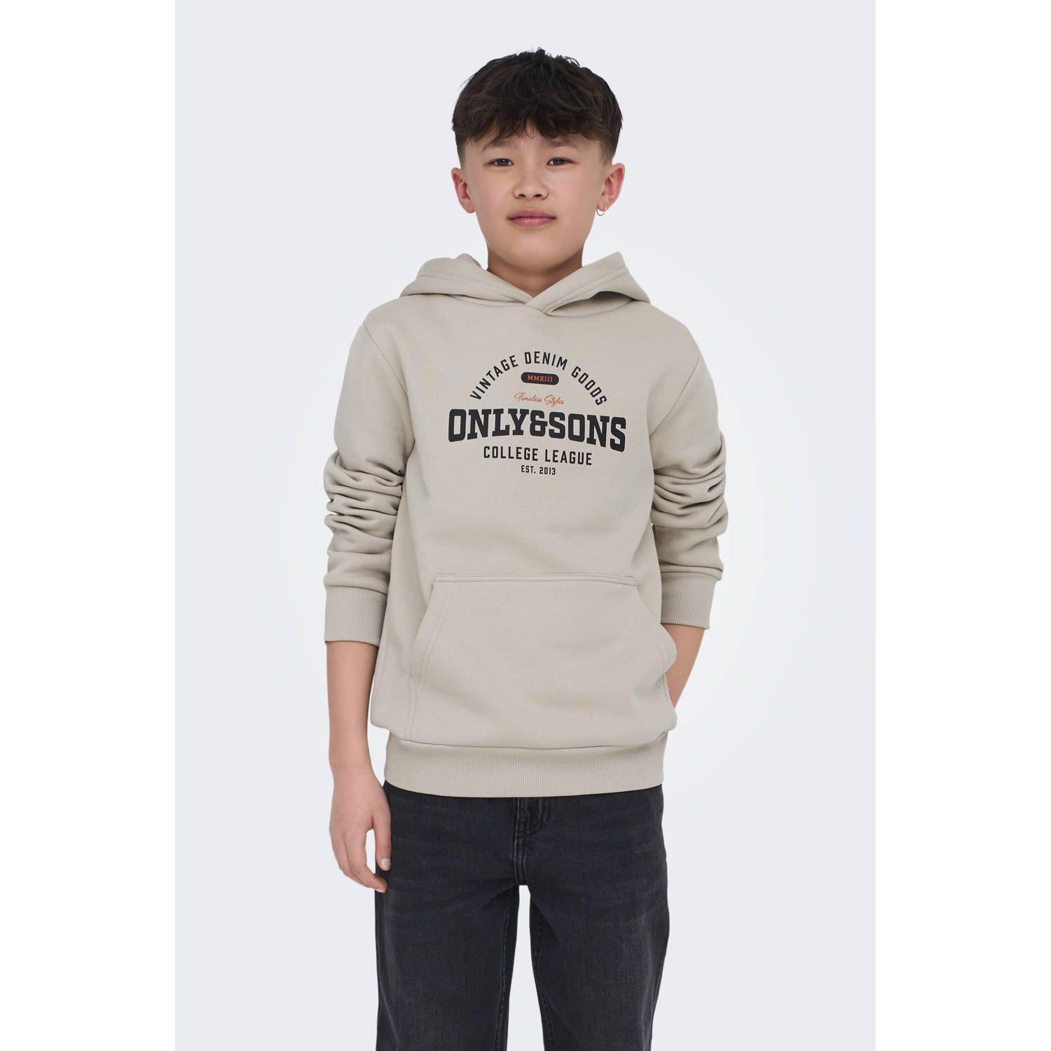 Only & Sons Ceres Vintage Print Hoodie Junior