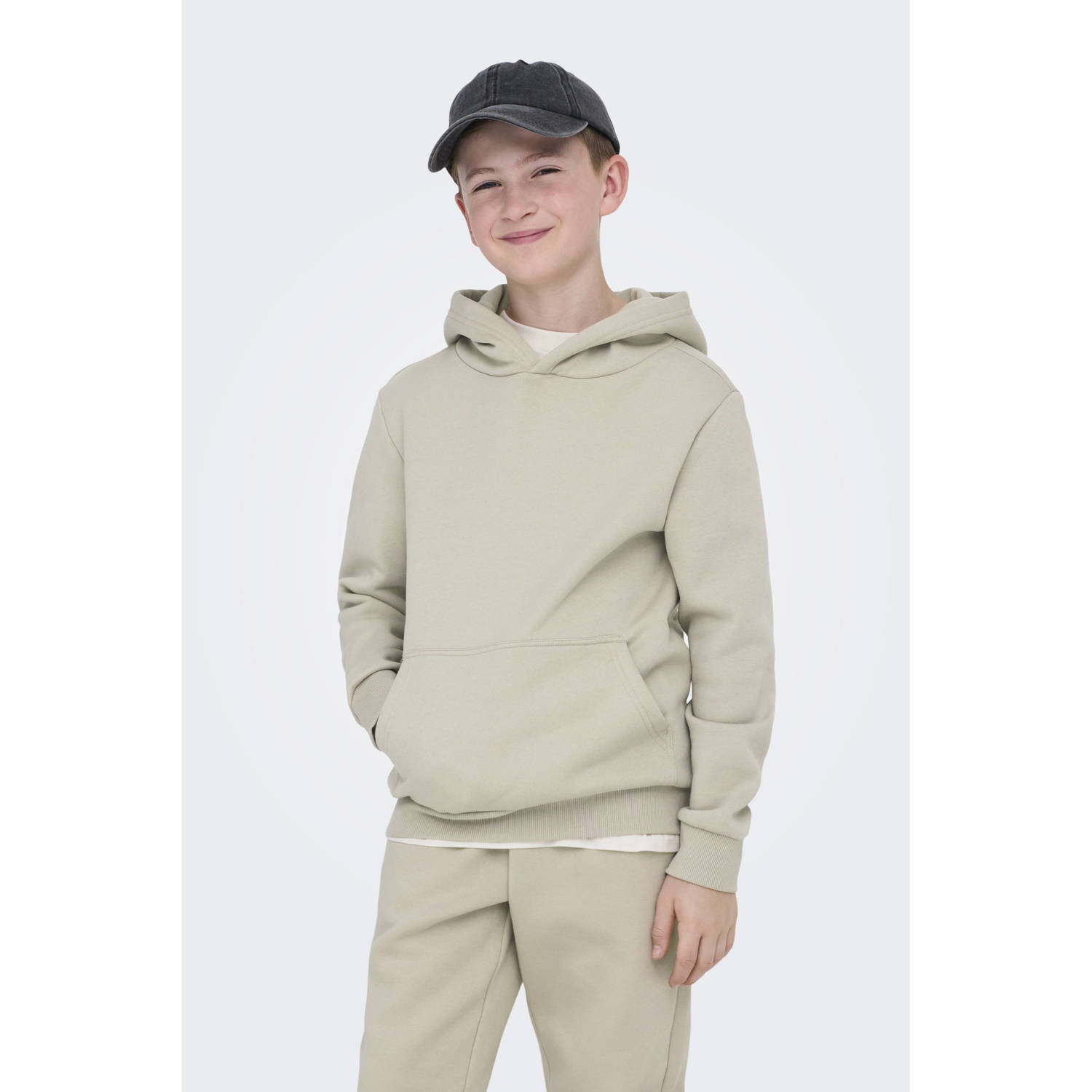 ONLY & SONS JUNIOR hoodie beige