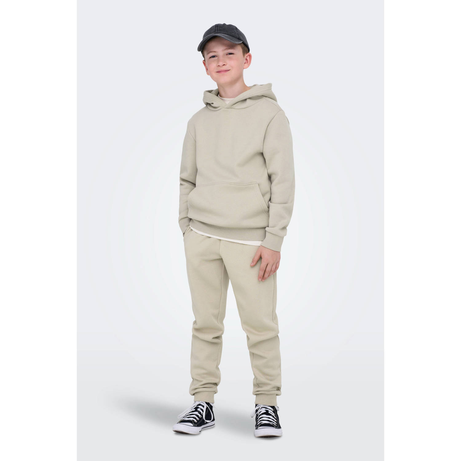 ONLY & SONS JUNIOR hoodie beige