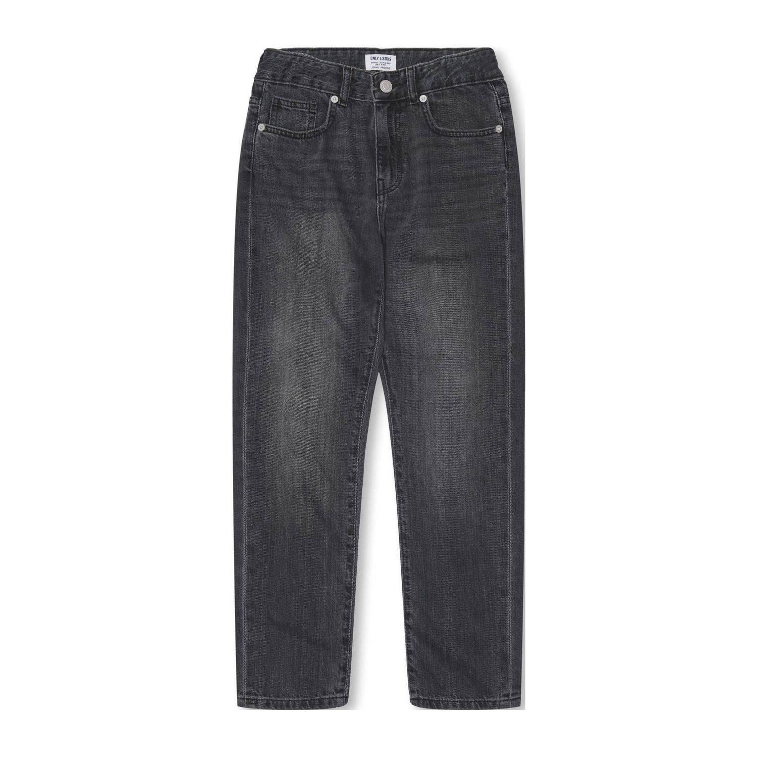 ONLY & SONS JUNIOR straight leg black denim