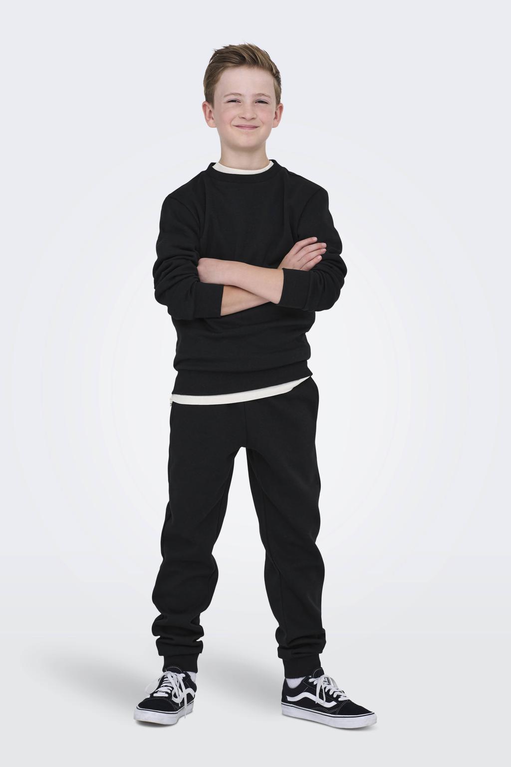 ONLY & SONS JUNIOR sweater zwart