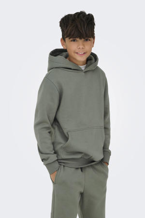 hoodie grijsgroen