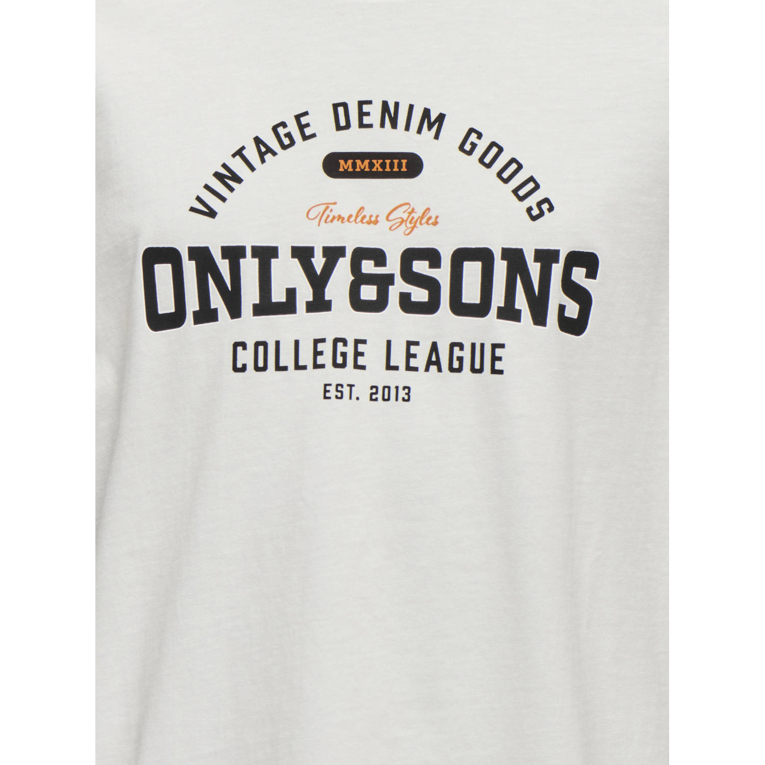 ONLY & SONS JUNIOR T-shirt wit