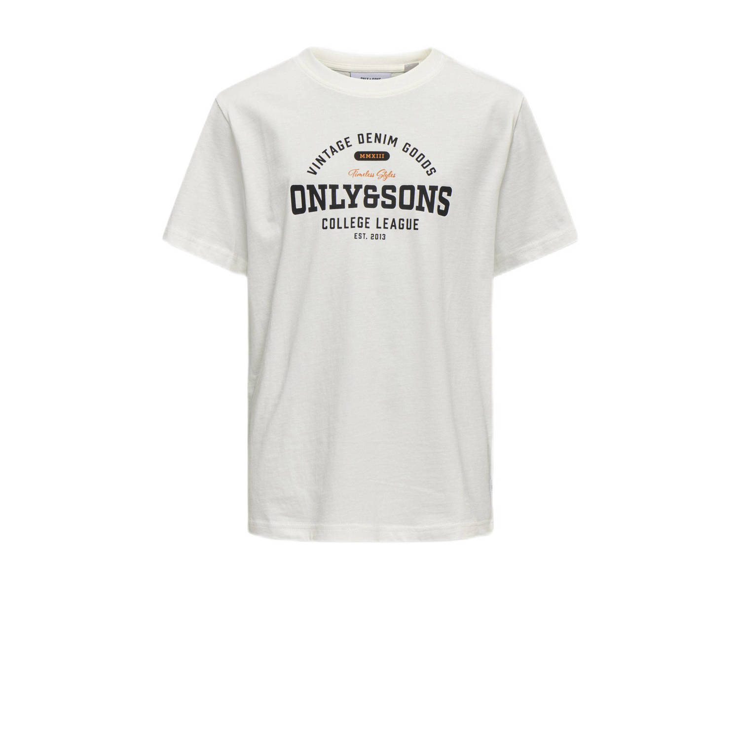 ONLY & SONS JUNIOR t-shirt wit