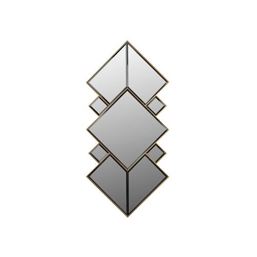 Dutchbone spiegel Miyu (107 x 4 x 51 cm) - Goud