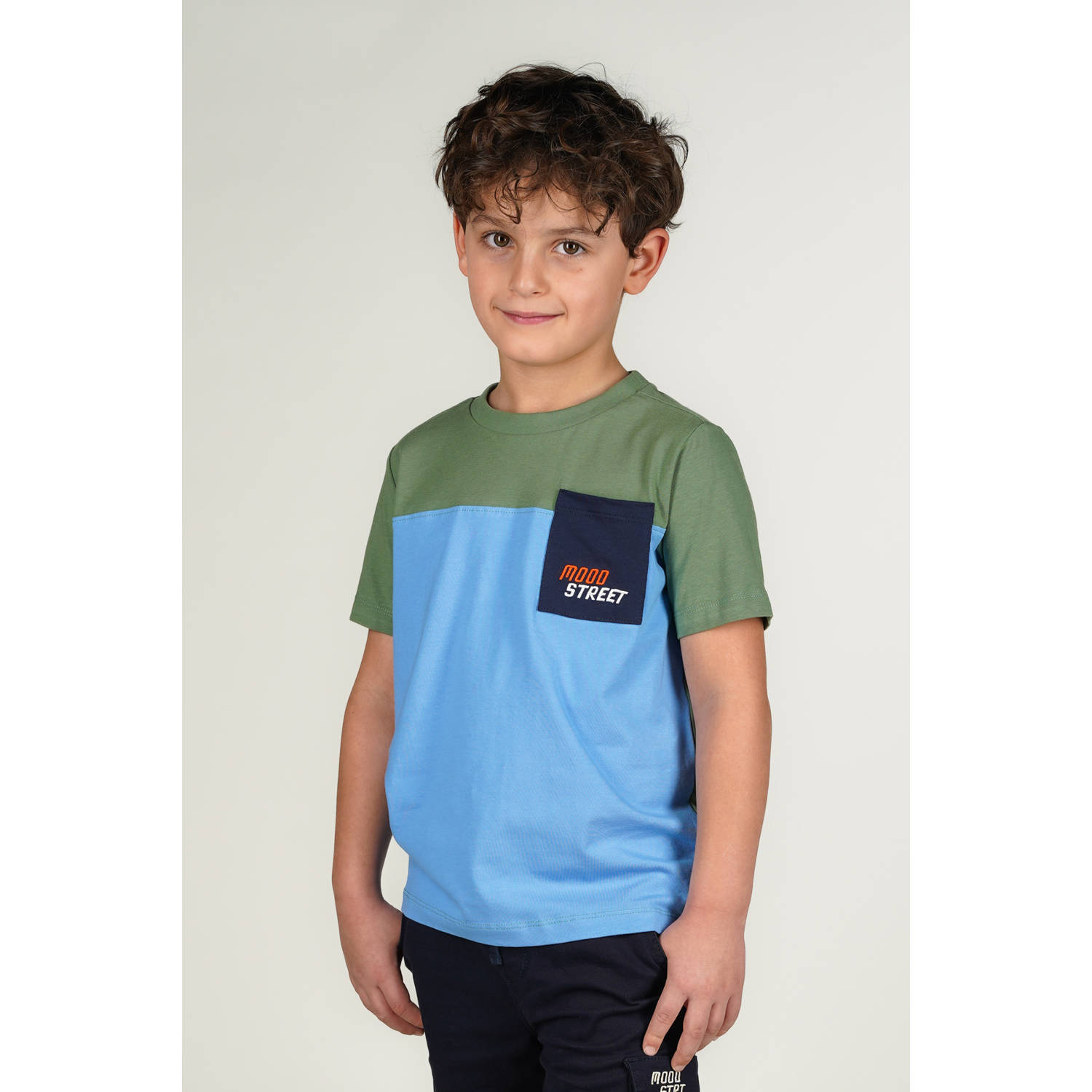 Moodstreet T-shirt kaki