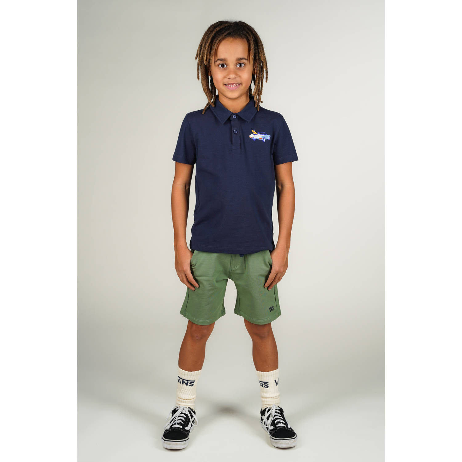 Moodstreet polo donkerblauw