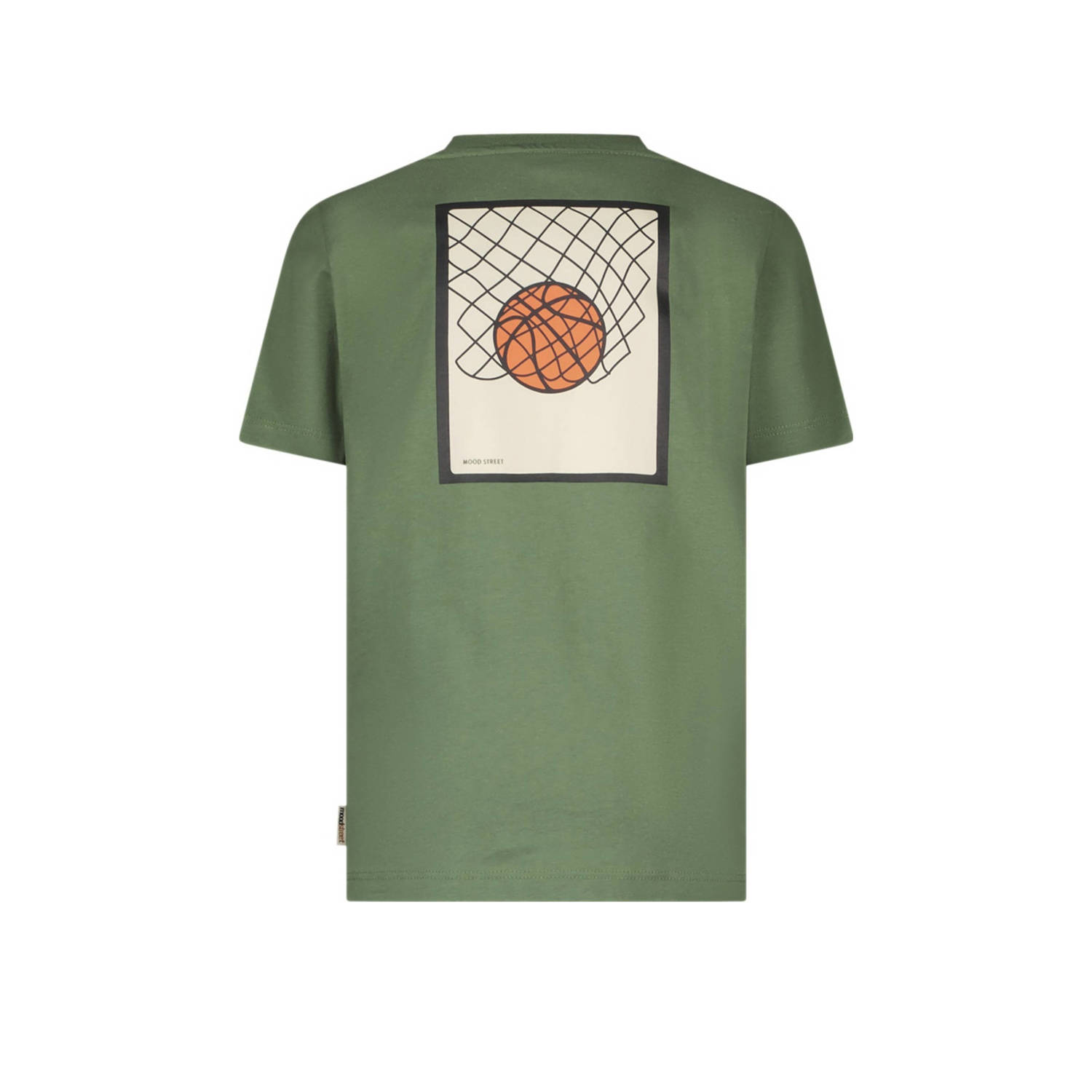 Moodstreet T-shirt kaki